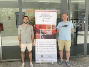 João Luis Alves Barbosa, de la Universidad de Porto, visita la Cátedra de Ciberseguridad INCIBE-UPV