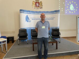 The director of the INCIBE-UPV Cybersecurity Chair participates in the XIV International Conference of the Georgian Mathematical Union