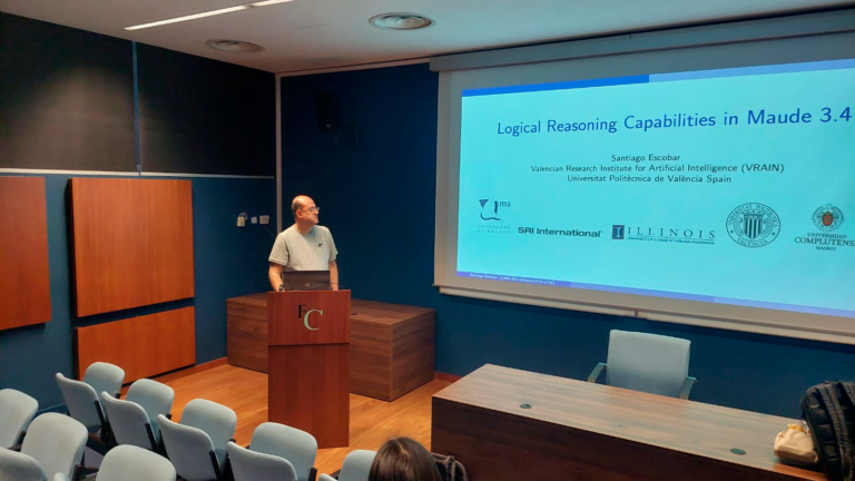 The director of the INCIBE-UPV Chair of Cybersecurity gives a lecture on Maude 3.4 at the University of Porto